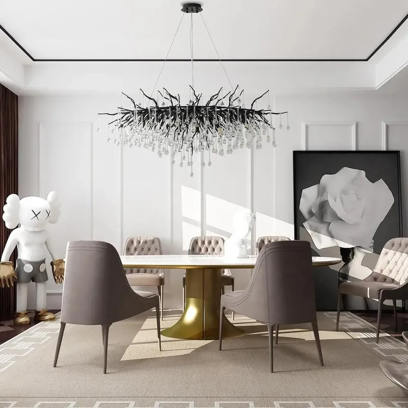 Royal Branch Crystal Chandelier — Modern Chandelier LED Pendant Lights  3000K