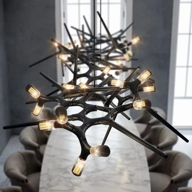 Terra Sputnik Dining Room Chandelier — Modern Chandelier LED Pendant Lights  3000K