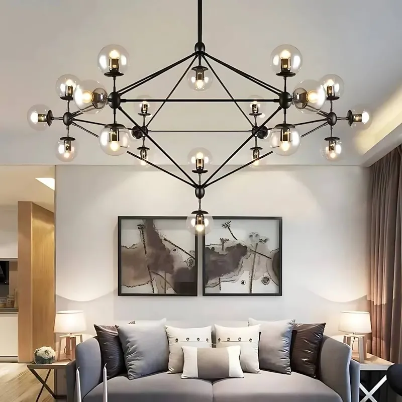Venus Contemporary Sputnik Chandelier — Modern Chandelier LED Pendant Lights  3000K