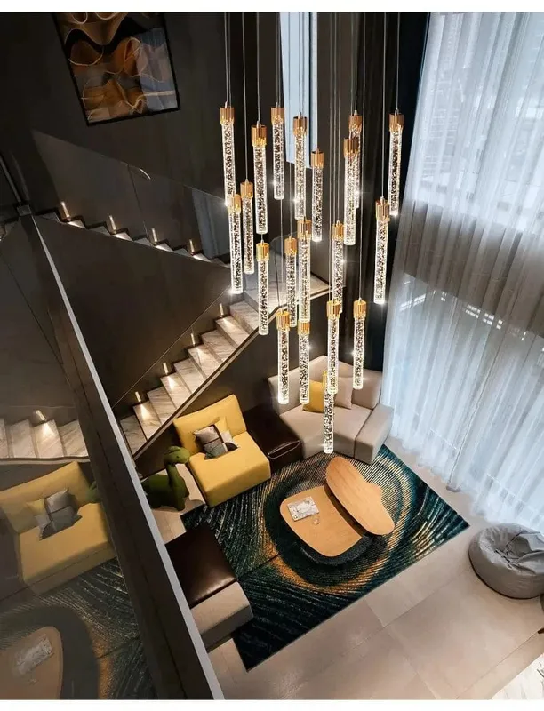 Grace Spiral Staircase Chandelier — Modern Chandelier LED Pendant Lights  3000K