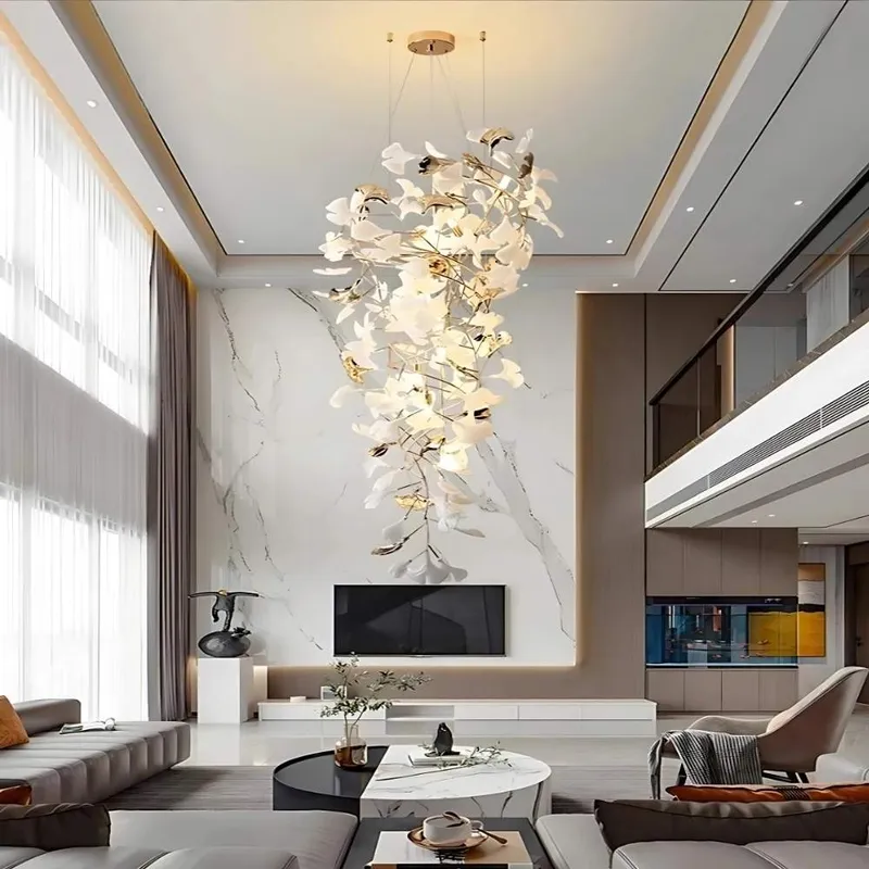Alba Branch Staircase Chandelier — Modern Chandelier LED Pendant Lights  6000K