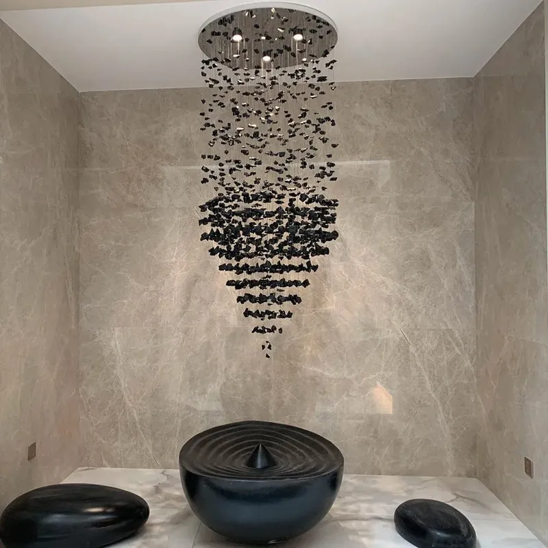 Zest Modern Staircase Chandelier — Modern Chandelier LED Pendant Lights  3000K
