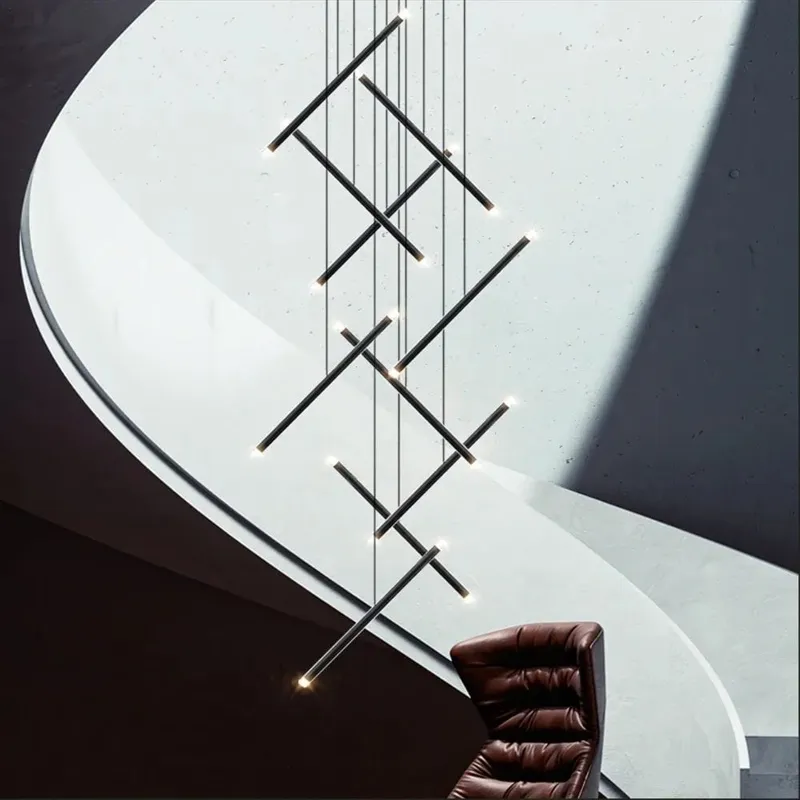 Apex Modern Staircase Chandelier — Modern Chandelier LED Pendant Lights  3000K