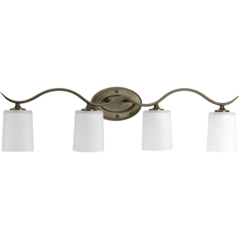 Inspire Collection Four-Light Bath Vanity — Progress Lighting LED Wall Lights  