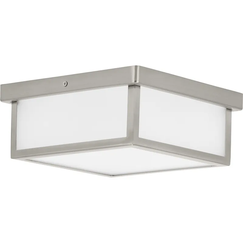 Box LED One-Light 10" LED Flush Mount — Progress Lighting LED Post Top Lights  
