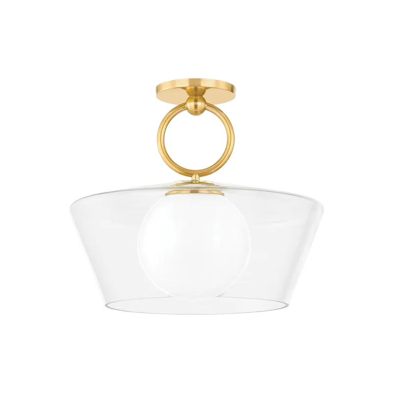 Elmsford Semi Flush — Mitzi LED Ceiling Lights  