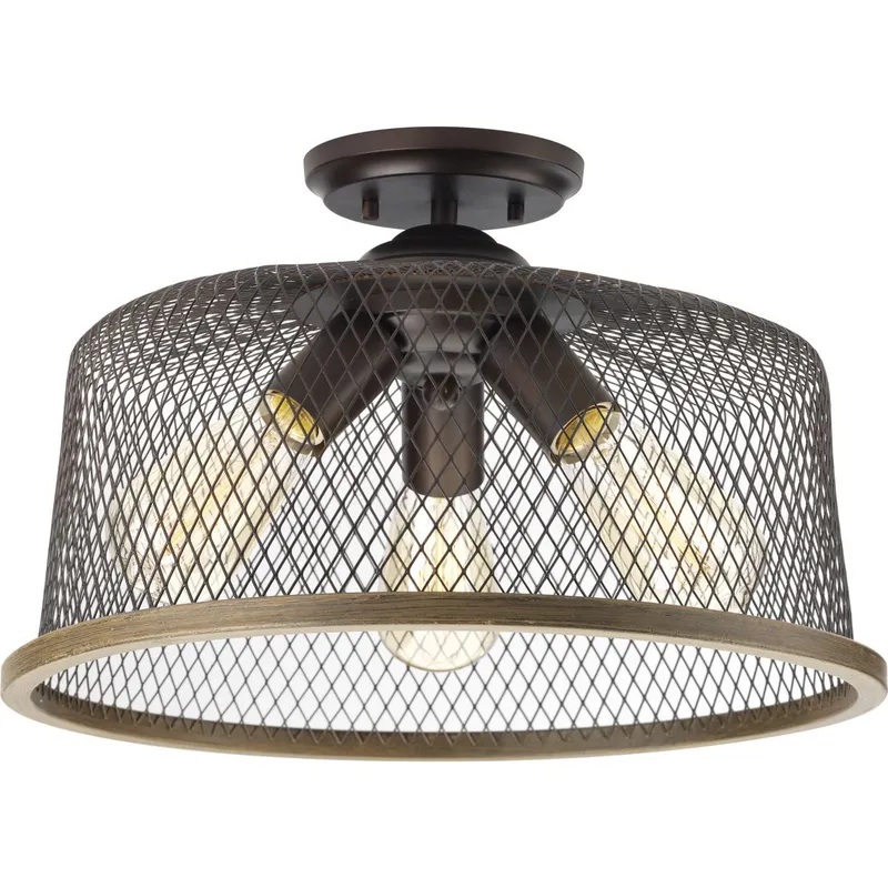 Tilley Collection 16" Semi-Flush — Progress Lighting LED Post Top Lights  