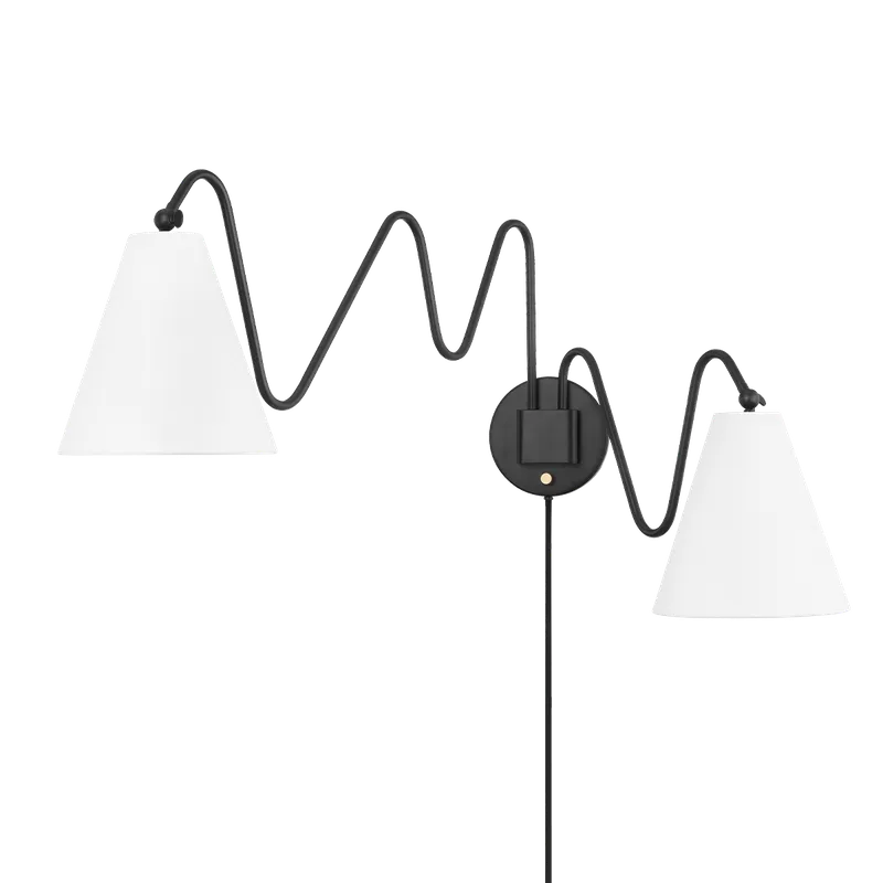 Onda Plug-In Sconce — Mitzi LED General Lighting  