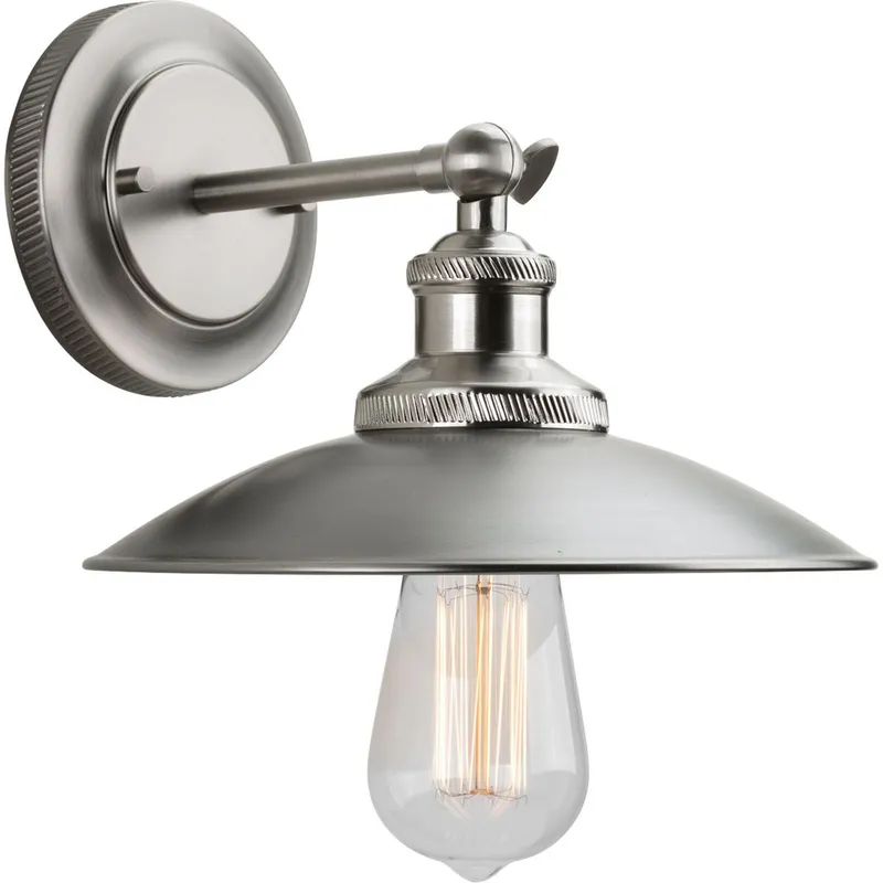 Archives Collection One-Light Adjustable Swivel Wall Sconce — Progress Lighting LED Wall Lights  
