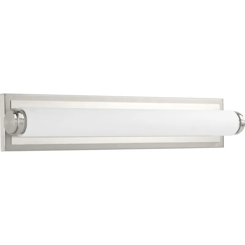 Concourse LED Collection 24" Etched White Glass Bath Vanity Light — Progress Lighting LED Wall Lights  