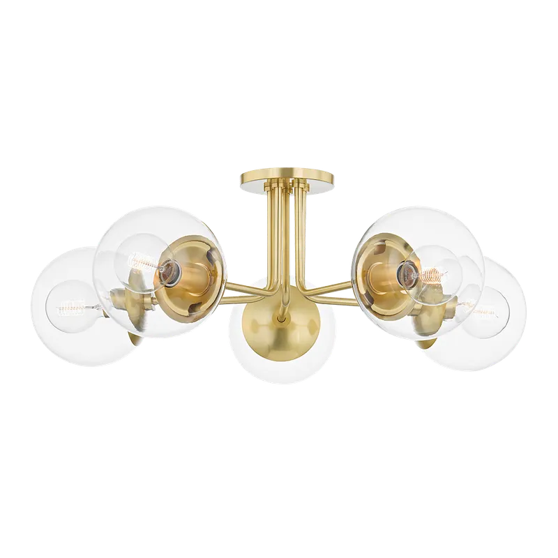 Meadow Semi Flush — Mitzi LED Ceiling Lights  