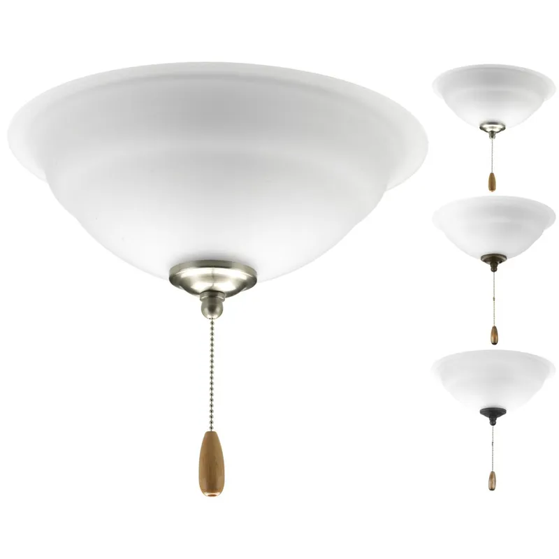 Torino Collection Two-Light Ceiling Fan Light — Progress Lighting LED Post Top Lights  