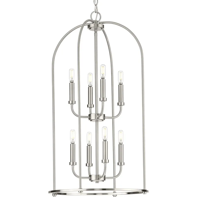 Leyden Collection Eight-Light Foyer Pendant Light — Progress Lighting LED Landscape Lights  