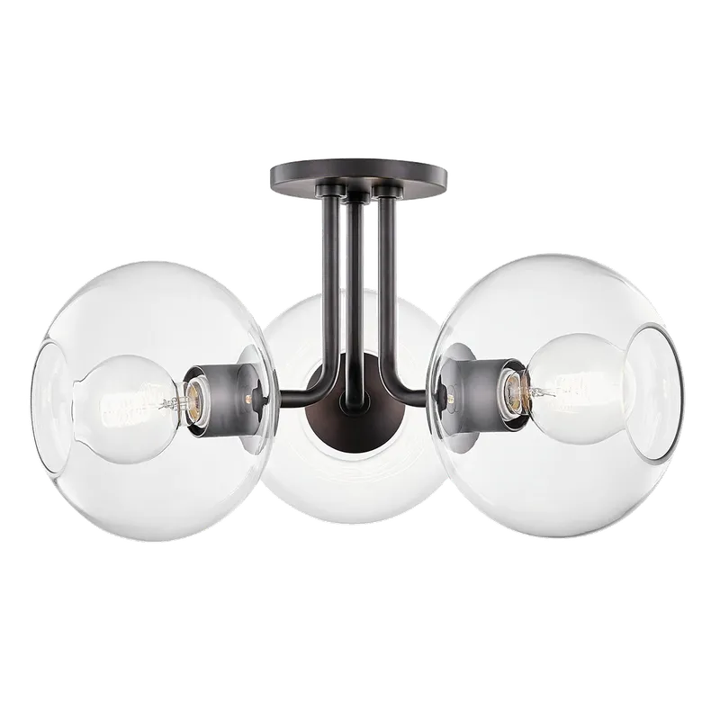 Margot Semi Flush — Mitzi LED Ceiling Lights  