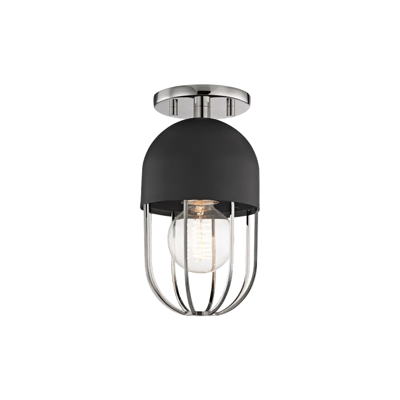 Haley Semi Flush — Mitzi LED Ceiling Lights  