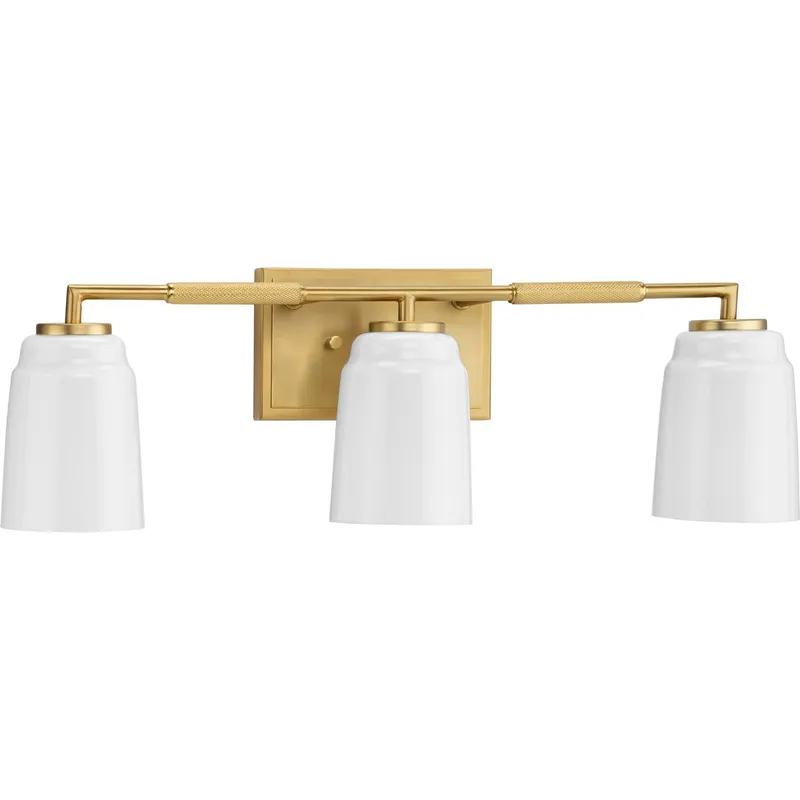 Spenser Collection Three-Light Vanity Light — Progress Lighting LED Wall Lights  
