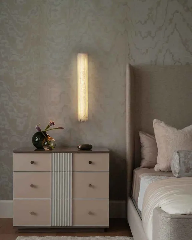 LightsStory Alabaster Linear Wall Sconce - Serene White - Small — LightsStory LED Linear Lights  