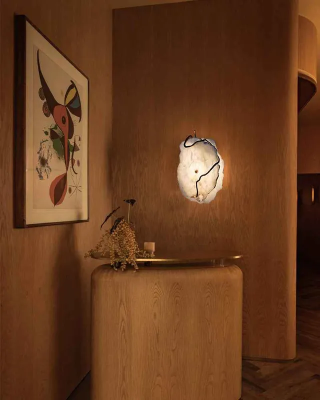 LightsStory Serene Alabaster Round Wall Light - Small & Medium — LightsStory LED Pendant Lights  