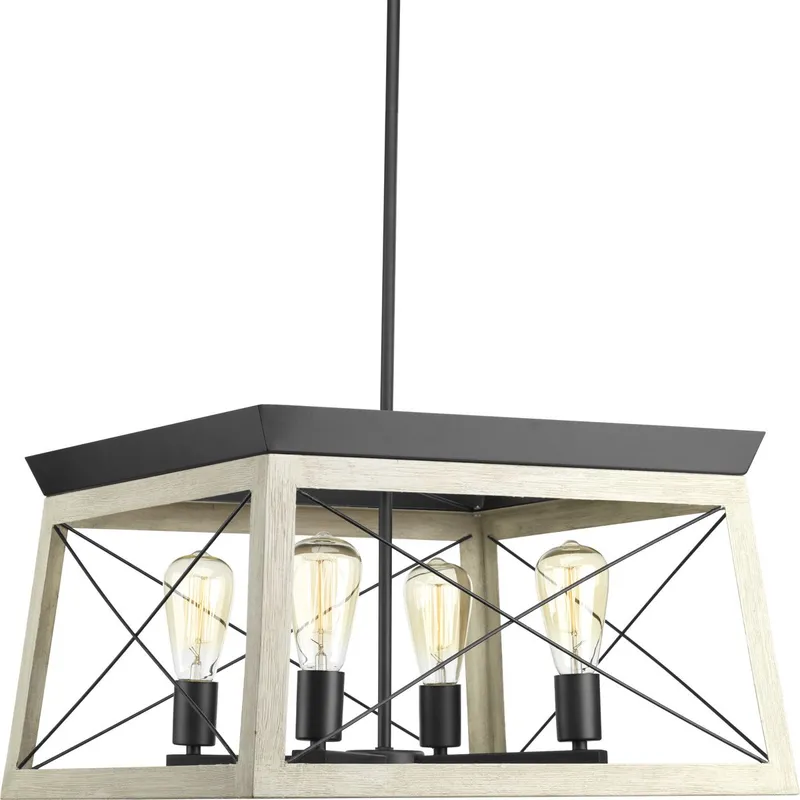 Briarwood Collection Four-Light Chandelier Light — Progress Lighting LED Landscape Lights  