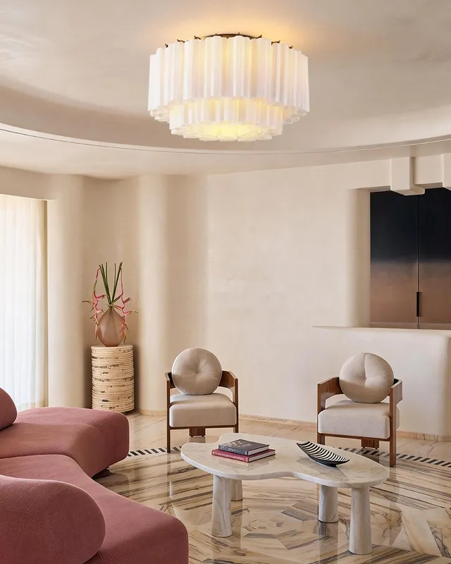LightsStory Prismatic Round Ceiling Light - Statement Murano Glass — LightsStory LED Ceiling Lights  