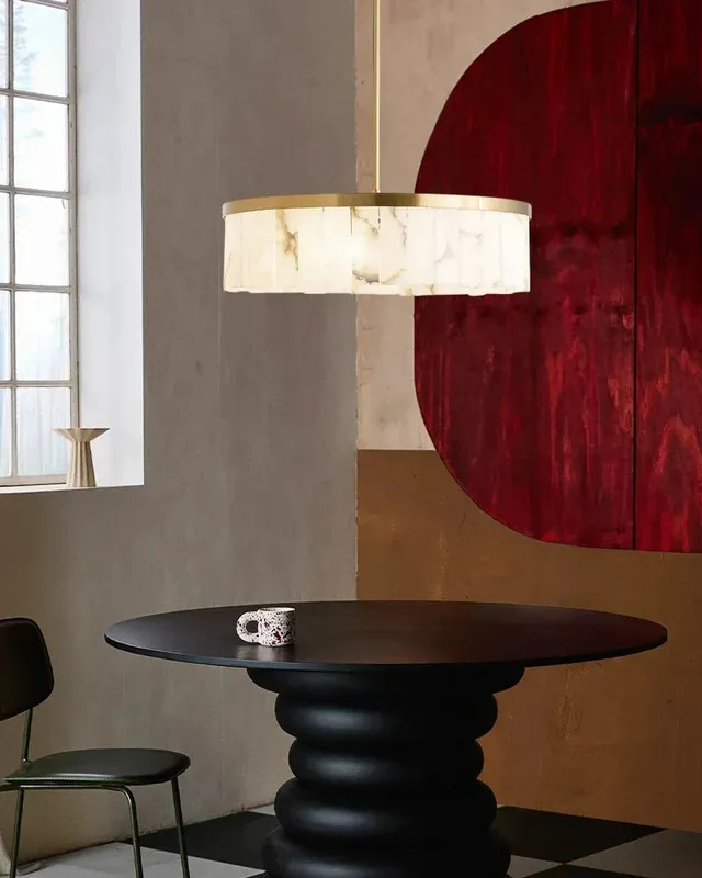 LightsStory Alabaster Round Statement Chandelier - Serene White — LightsStory LED Pendant Lights  