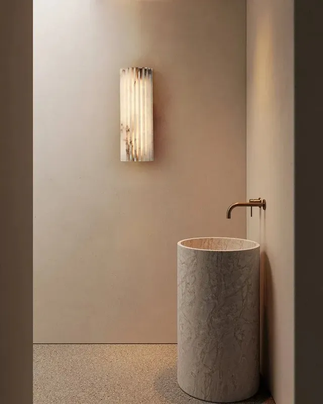 LightsStory Geometric Alabaster Wall Sconce - Statement Linear Strip — LightsStory LED Linear Lights  