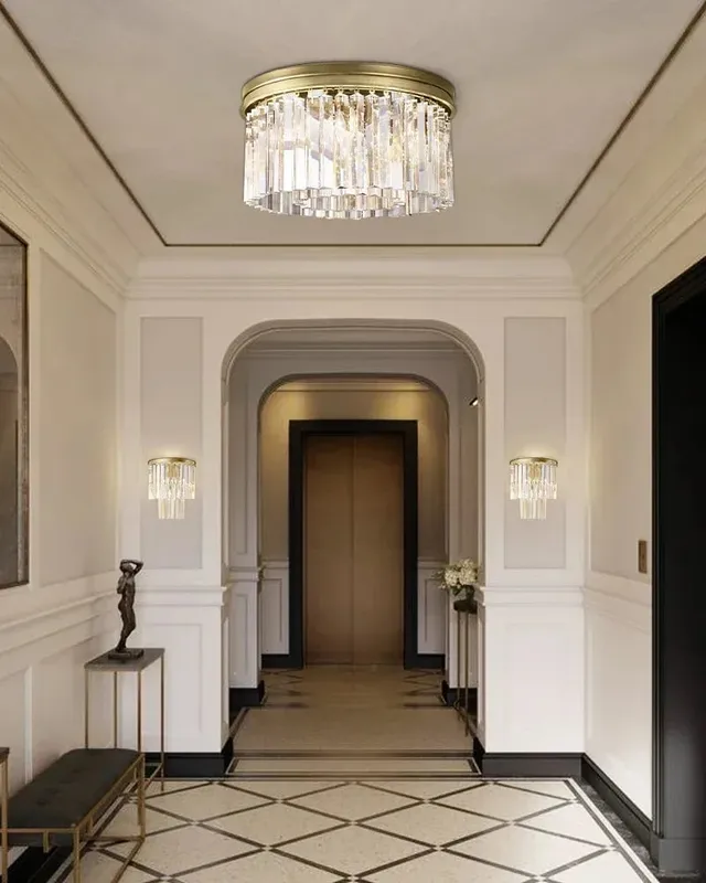 LightsStory Prismatic Multi-Tier Ceiling Light - Iconic K9 Crystal — LightsStory LED Pendant Lights  