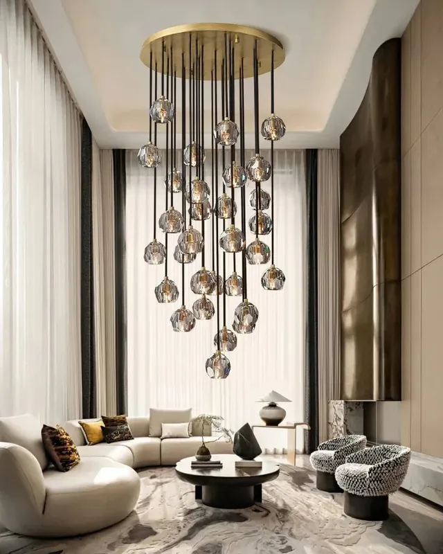LightsStory Prismatic Crystal Pendant Light - Iconic Spherical Small — LightsStory LED Pendant Lights  