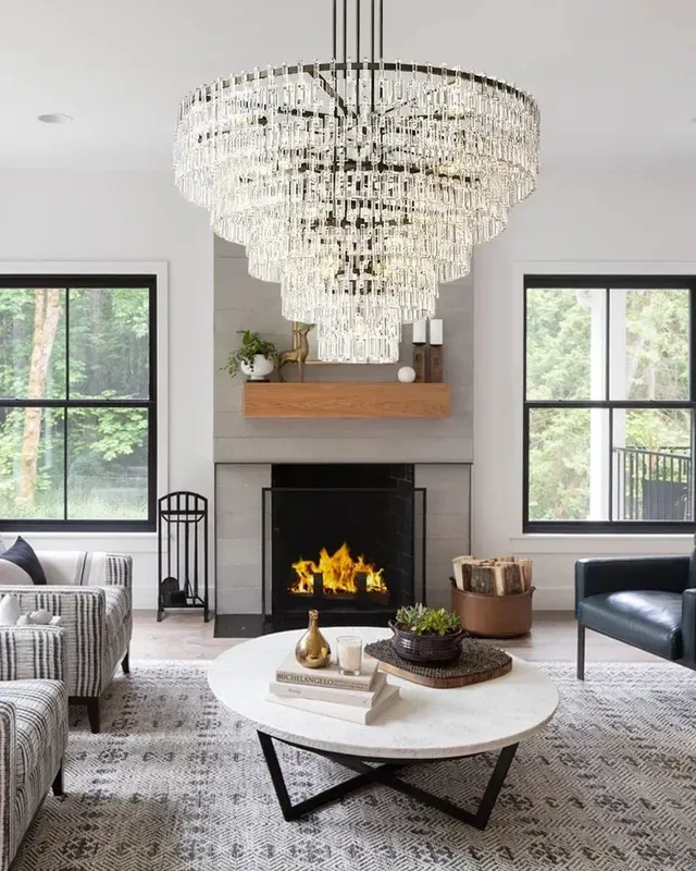 LightsStory Signature Crystal Globe Pendant Light - Statement XL Black — LightsStory LED Pendant Lights  