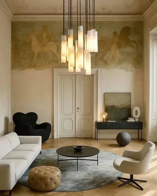 LightsStory Alabaster Cluster Chandelier - Serene White - Linear — LightsStory LED Linear Lights  