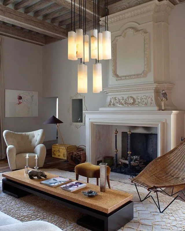 LightsStory Alabaster Linear Chandelier - Serene White - Small — LightsStory LED Linear Lights  