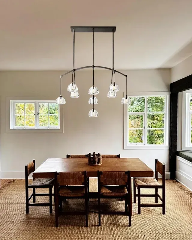 Verbier Curated Crystal Dome Pendant Light - Geometric Statement — LightsStory LED Pendant Lights  