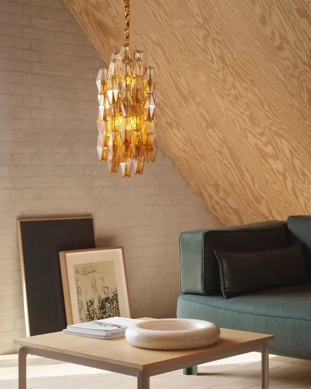 Cortina Round Murano Glass Pendant Light - Iconic Small Statement — LightsStory LED Pendant Lights  