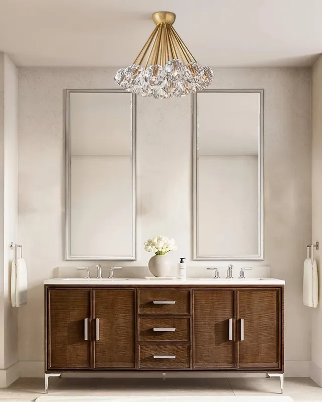 LightsStory Statement Cluster Ceiling Light - Refractive Crystal Orbs — LightsStory LED Linear Lights  