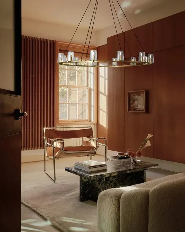 Ravello Circular Statement Pendant Light - Elegant Clear Glass Small — LightsStory LED Linear Lights  