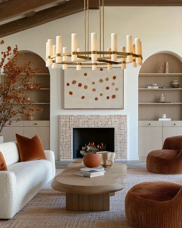 Portofino Cylinder Pendant Light - Statement Milk Glass & Brass — LightsStory LED Pendant Lights  