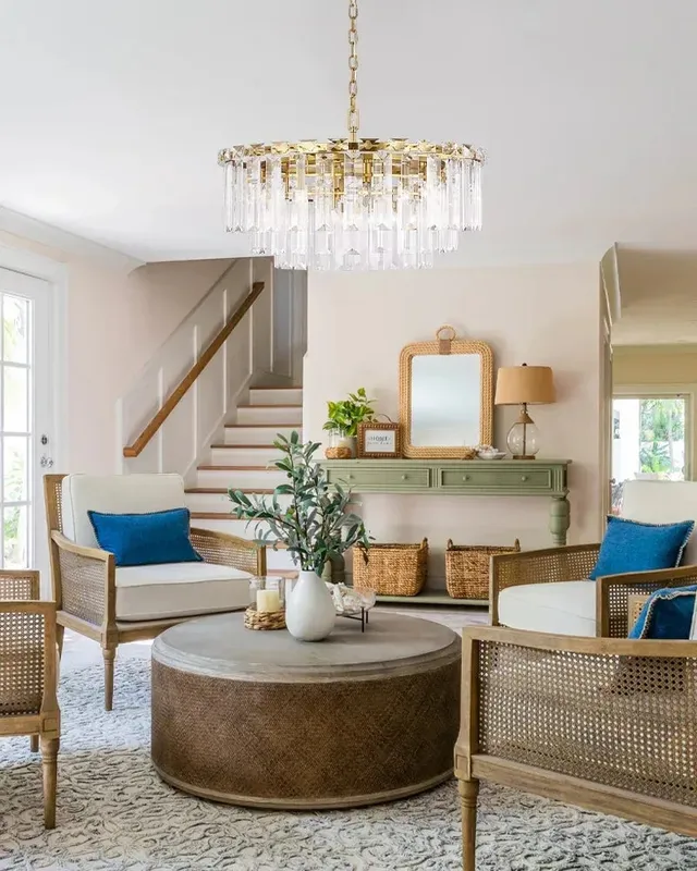 Gstaad Layered Glass Statement Chandelier - Modernist Small Tier — LightsStory LED Pendant Lights  