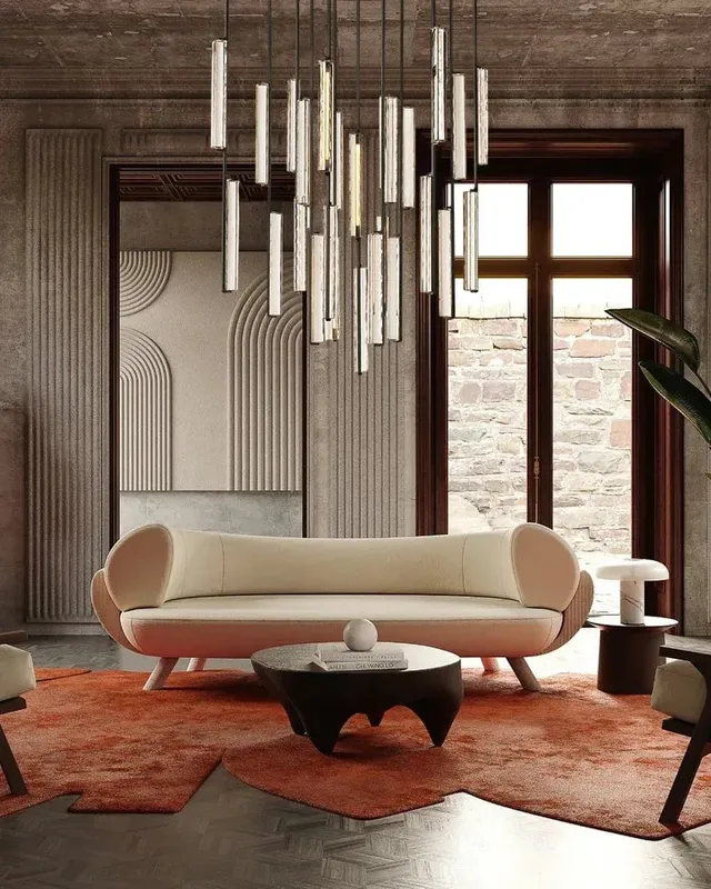 Valence Linear Crystal Statement Chandelier - Large Raindrop Design — LightsStory LED Linear Lights  