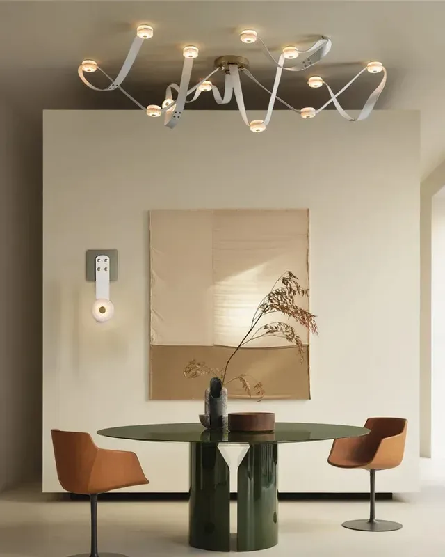 LightsStory Alabaster Art Wave Pendant Light - Signature Black - Crafted — LightsStory LED Linear Lights  