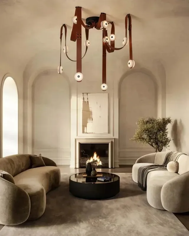 LightsStory Ethereal Alabaster Rope Pendant Light - Bespoke Round — LightsStory LED Linear Lights  
