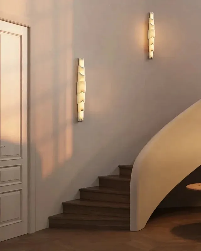LightsStory Alabaster Cylinder Flush Mount - Serene White - Small — LightsStory LED Linear Lights  