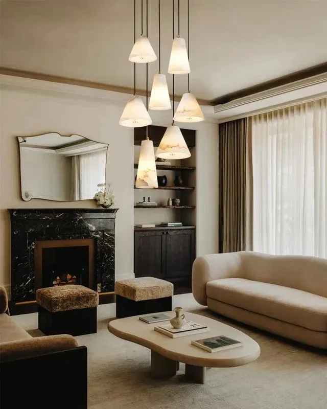 LightsStory Ethereal Alabaster Dome Pendant Light - Serene White — LightsStory LED Pendant Lights  