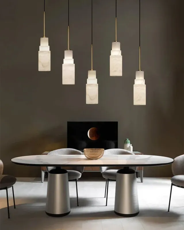 LightsStory Alabaster Cluster Pendant Light - Serene White - Small — LightsStory LED Pendant Lights  