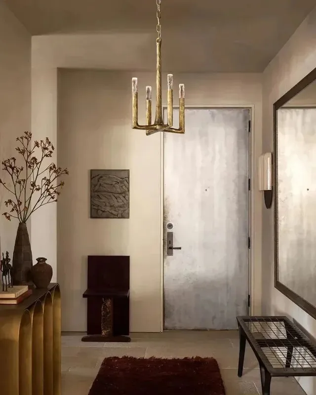 LightsStory Statement Rectangle Pendant Light - Heritage Brass — LightsStory LED Pendant Lights  