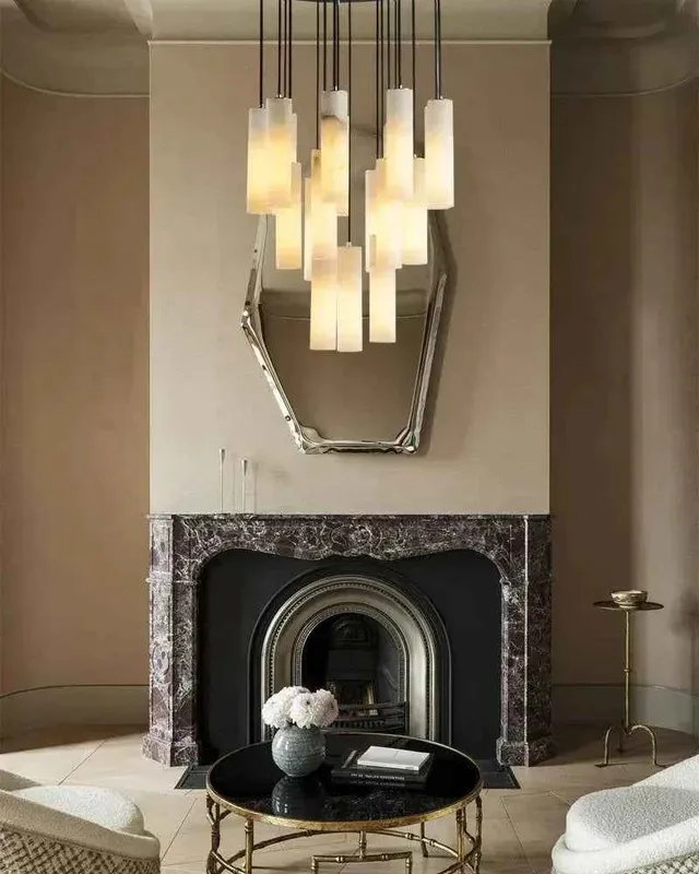 LightsStory Alabaster Disc Pendant Light - Statement Matte Black — LightsStory LED Linear Lights  