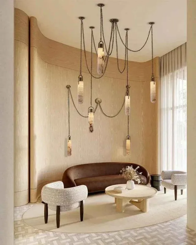 LightsStory Alabaster Cluster Pendant Light - Small Round Statement — LightsStory LED Pendant Lights  