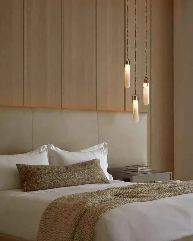 LightsStory Ethereal Alabaster Linear Pendant Light - Serene White — LightsStory LED Linear Lights  