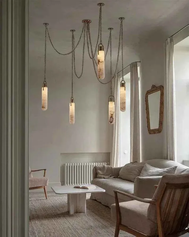 LightsStory Alabaster Cluster Pendant Light - Serene White - Linear — LightsStory LED Linear Lights  