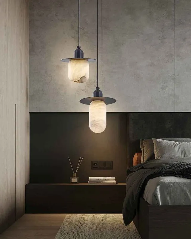 LightsStory Ethereal Alabaster Pendant Light - Serene White Small — LightsStory LED Pendant Lights  