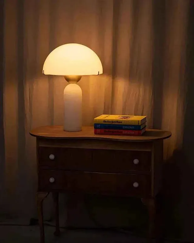 LightsStory Serene Alabaster Sphere Table Lamp - White Stone — LightsStory LED General Lighting  